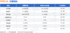奇精机械（603677）5月13日从力资金净卖出
